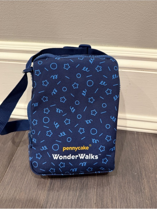 Pennycake Other - NWT Pennycake WonderWalks Kids Navy Patterned Crossbody Bag with Activities Toy